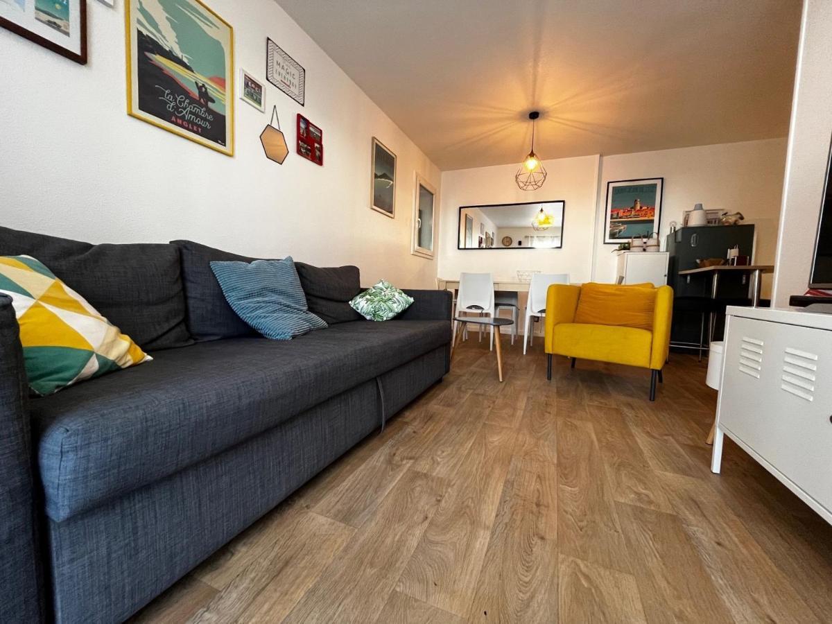 Bel Appartement T3 Avec Jardin, Piscine Et Parking, Proche Plage A Hendaye - Fr-1-239-739 Exterior foto
